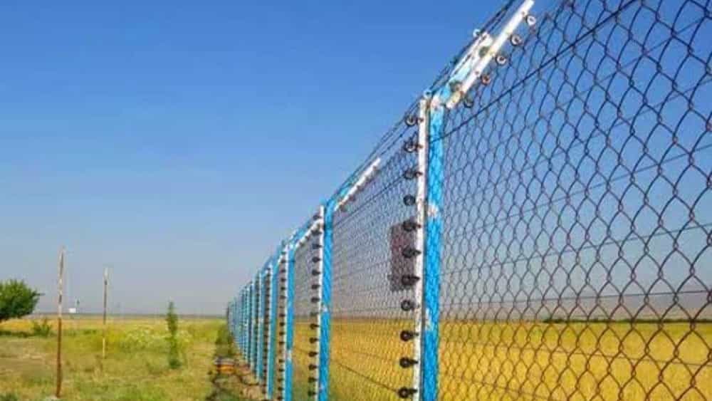 Installation of electric fence in Rasht